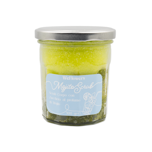 Scrub copro allo zucchero al profumo di mojito